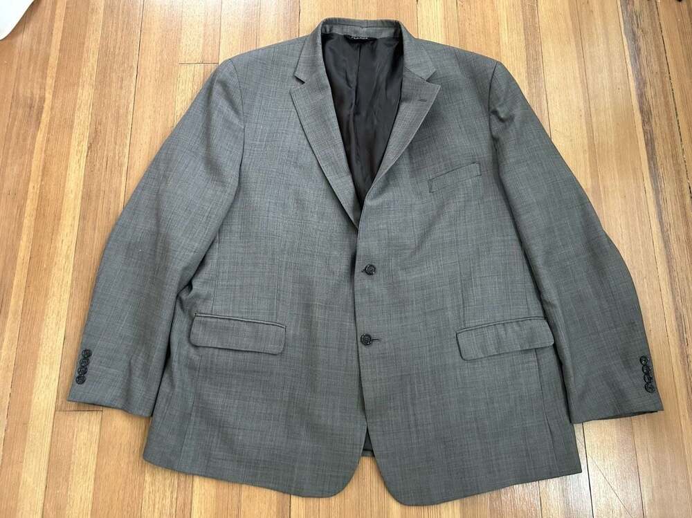 Jos. A. Bank Classic Collection Big & Tall Gray Wool Blend Sport Coat Jacket 54L